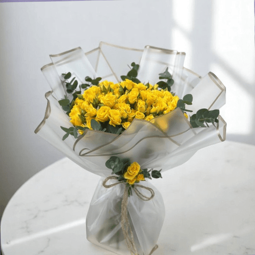 JENEEN FLOWERS flowers BABY ROES YELLOW